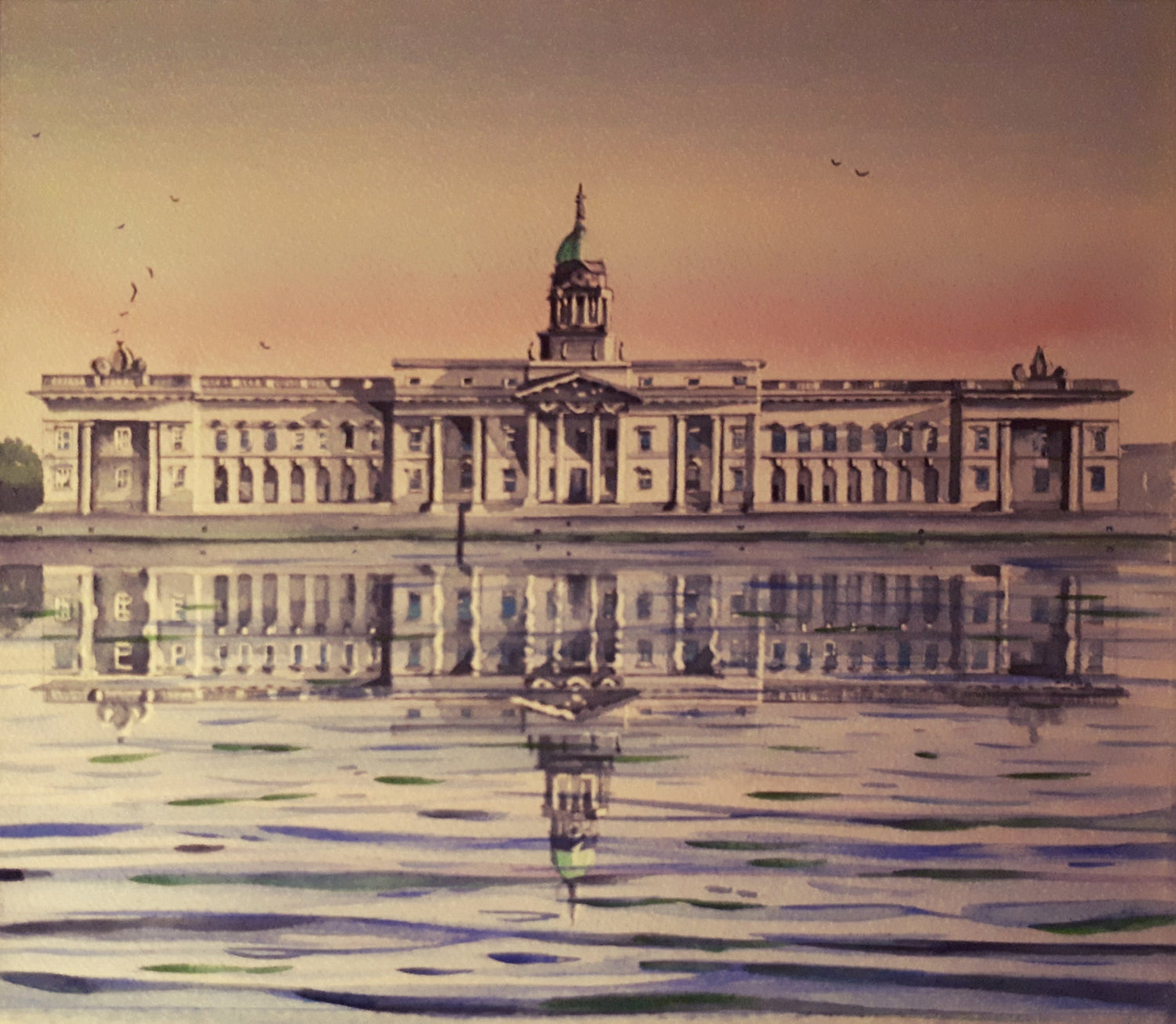 A collection of original watercolour paintings by Irish artist Cathal O'Briain.