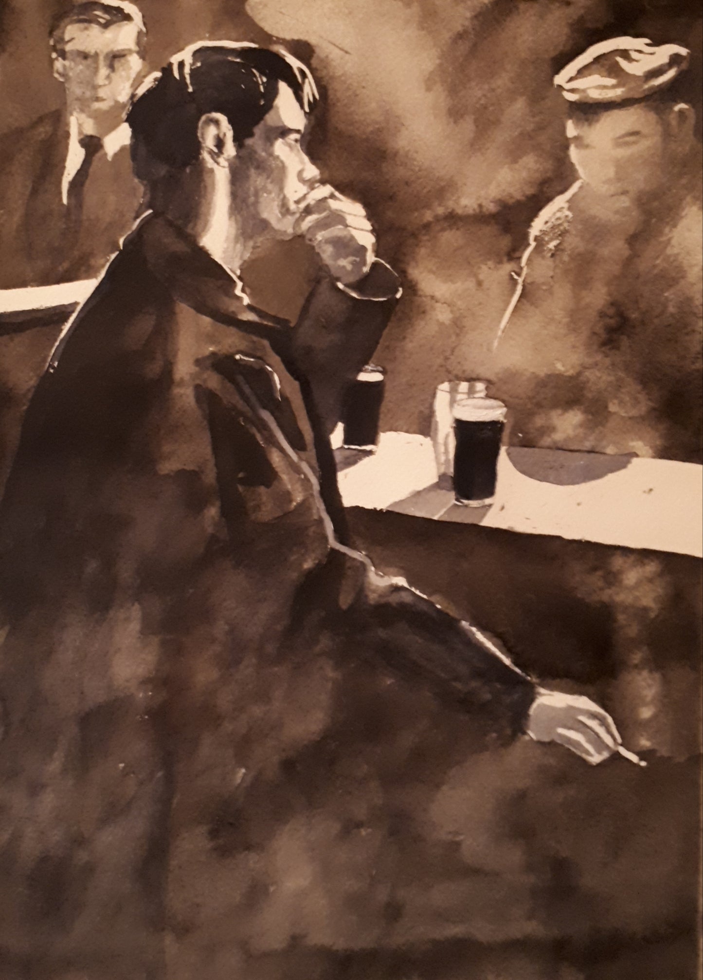 Dublin Pub, 1950 (SOLD)