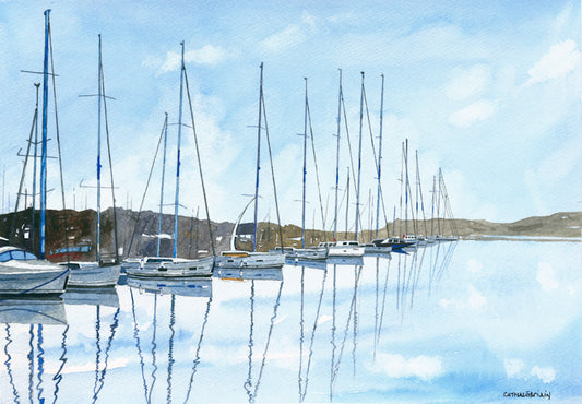 Sibenik Harbour, Croatia (Fine Art Print) Framed