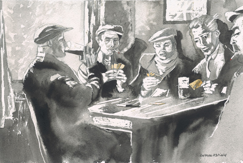 Irish Pub Scene (Fine Art Print) Unframed